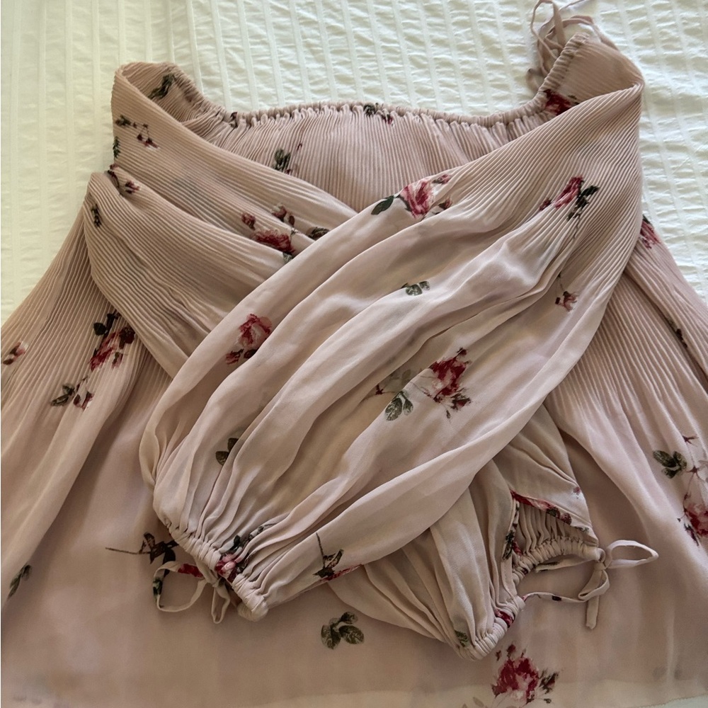 Wilfred Blush Pleated Top